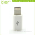 Mini Size Apple Lightning To Samsung Micro Usb Female Adapter For Ipad Mini Ipad4 And Iphone5 Original Lightning Tip 